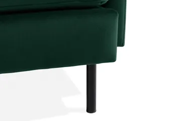 Teodin Hjørnesofa Fløyel - Grønn - Møbler - Sofaer - Fløyelssofaer