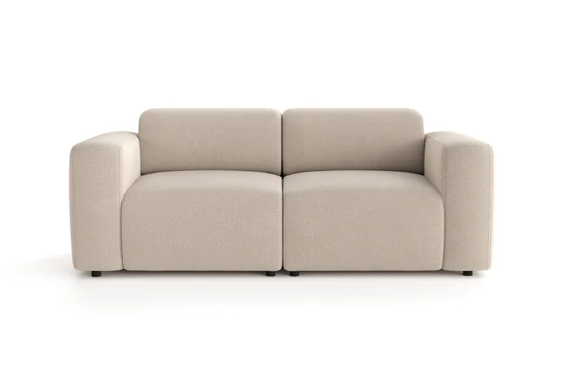 Torvasen 2-seters sofa i stoff, Beige