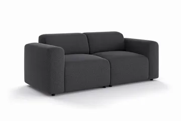 Torvasen 2-seters sofa i stoff - Svart - Møbler - Sofaer - 2 seter sofa
