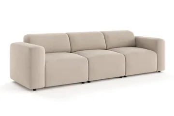 Torvasen 3-seters sofa i stoff - Beige - Møbler - Sofaer - 3 seter sofa