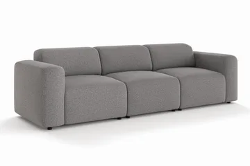Torvasen 3-seters sofa i stoff - Grå - Møbler - Sofaer - 3 seter sofa