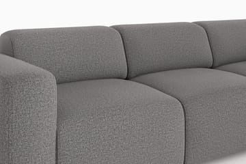 Torvasen 3-seters sofa i stoff - Grå - Møbler - Sofaer - 3 seter sofa