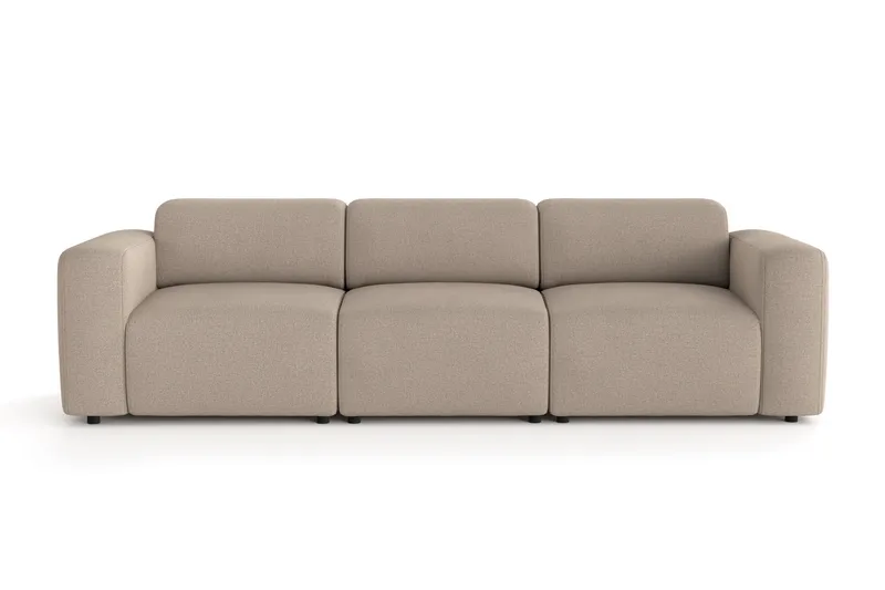 Torvasen 3-seters sofa i stoff, Greige