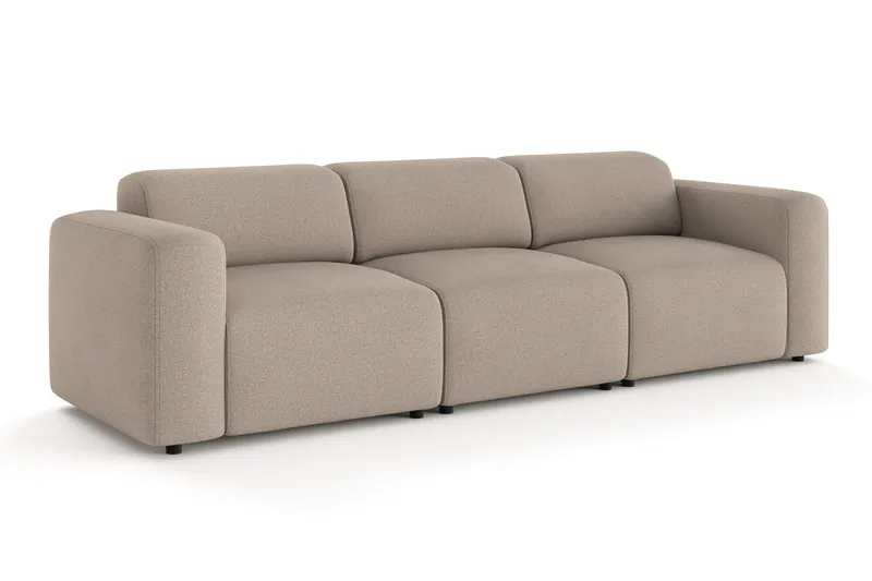 Torvasen 3-seters sofa i stoff - Greige - Møbler - Sofaer - 3 seter sofa