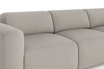 Torvasen 3-seters sofa i stoff - Lys grå - Møbler - Sofaer - 3 seter sofa