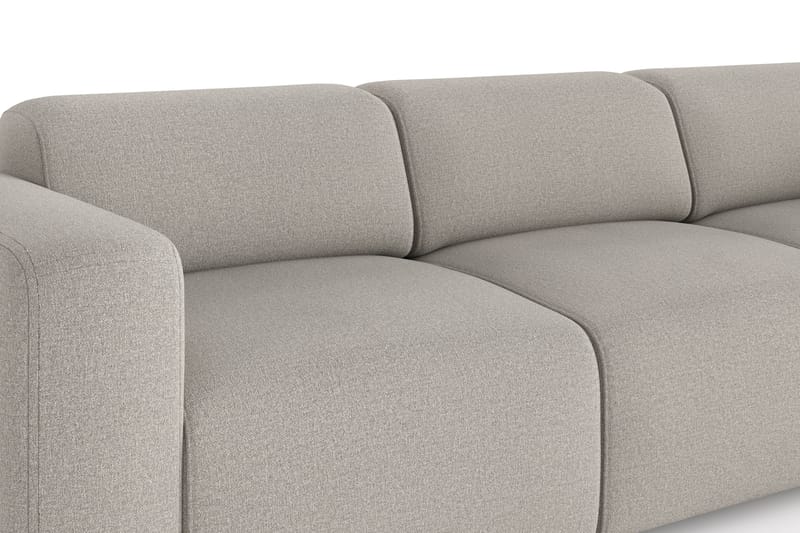 Torvasen 3-seters sofa i stoff - Lys grå - Møbler - Sofaer - 3 seter sofa