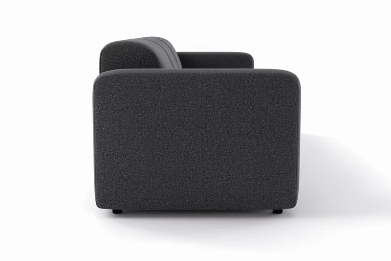 Torvasen 3-seters sofa i stoff - Svart - Møbler - Sofaer - 3 seter sofa