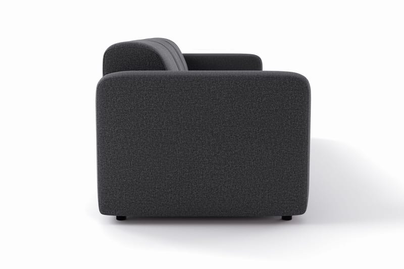 Torvasen 3-seters sofa i stoff - Svart - Møbler - Sofaer - 3 seter sofa