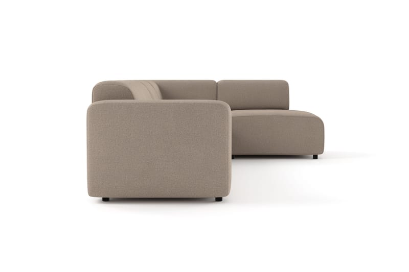 Torvasen 5-seters sofa med divan høyre i stoff - Greige - Møbler - Sofaer - Sofaer med sjeselong