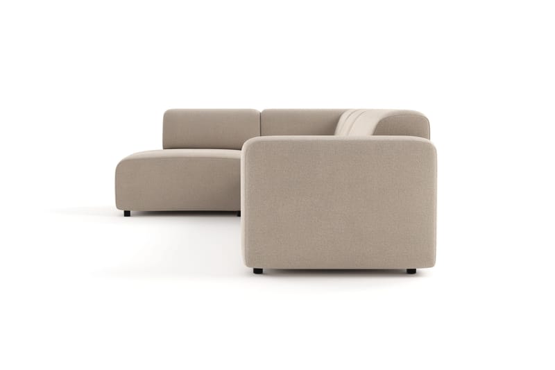 Torvasen 5-seters sofa med divan venstre i stoff - Beige - Møbler - Sofaer - Sofaer med sjeselong