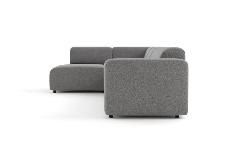 Torvasen 5-seters sofa med divan venstre i stoff - Grå - Møbler - Sofaer - Sofaer med sjeselong