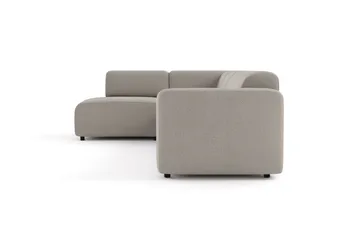 Torvasen 5-seters sofa med divan venstre i stoff - Lys grå - Møbler - Sofaer - Sofaer med sjeselong