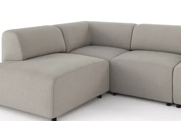 Torvasen 5-seters sofa med divan venstre i stoff - Lys grå - Møbler - Sofaer - Sofaer med sjeselong