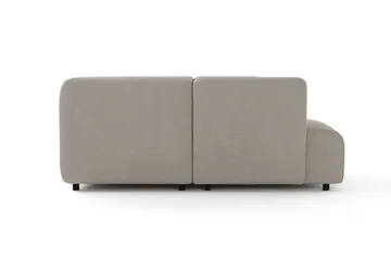 Torvasen 6-seters sofa med dobbeldivan i stoff - Lys grå - Møbler - Sofaer - U-sofa