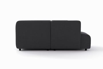 Torvasen 6-seters sofa med dobbeldivan i stoff - Svart - Møbler - Sofaer - U-sofa