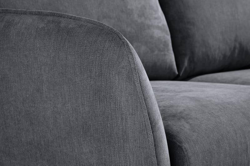 Trend Lyx 2-seter Sofa - Mørkegrå/Eik - Møbler - Sofaer - 2 seter sofa