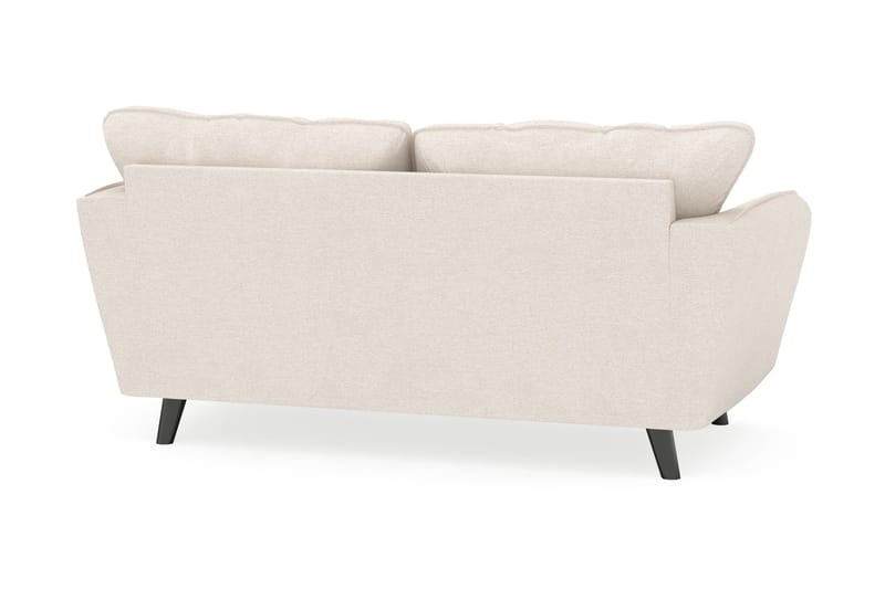 Trend Lyx 2-seter Sofa med Buede Armlener i Stoff - Beige - Møbler - Sofaer - 2 seter sofa