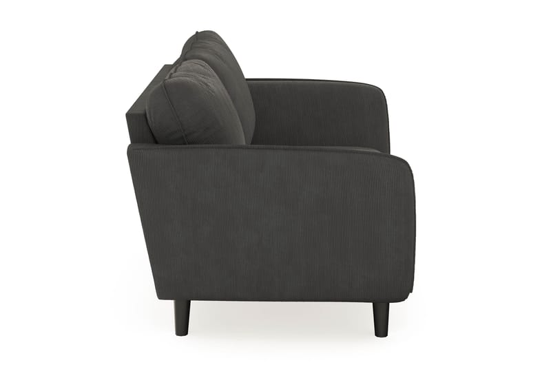 Trend Lyx 2-seters Manchestersofa - Mørkegrå - Møbler - Sofaer - 2 seter sofa
