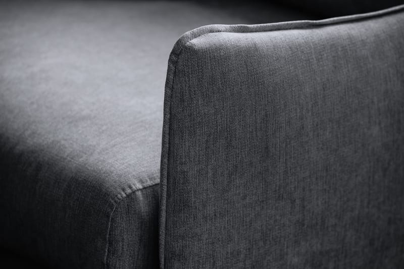 Trend Lyx 3-seter Sofa - Mørkegrå/Eik - Møbler - Sofaer - 3 seter sofa