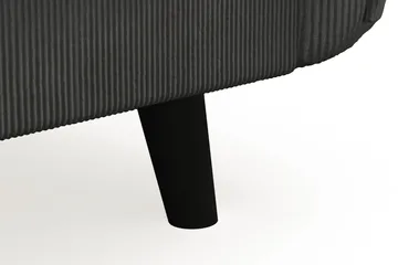 Trend Lyx 3-seters Manchestersofa - Mørkegrå - Møbler - Sofaer - 3 seter sofa