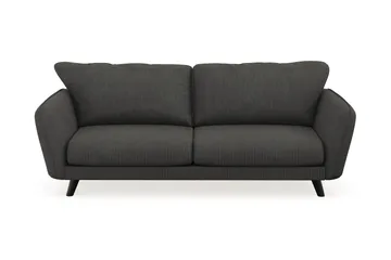 Trend Lyx 3-seters Manchestersofa - Mørkegrå - Møbler - Sofaer - 3 seter sofa