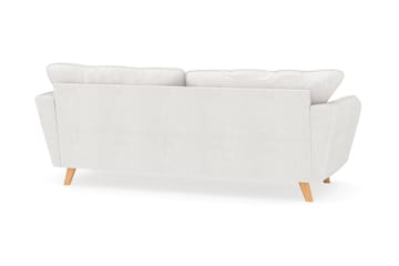 Trend Lyx 3-seters Sofa i Bouclé - Hvit - Møbler - Sofaer - 3 seter sofa