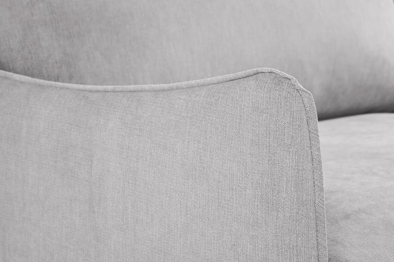 Trend Lyx 3-seters Stoffsofa - Lys grå - Møbler - Sofaer - 3 seter sofa