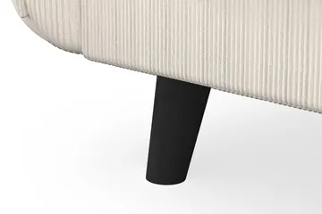 Trend Lyx 4-seters Høyrevendt U-formet Sofa med Divan og Sjeselong i Manchester - Beige - Møbler - Sofaer - U-sofa