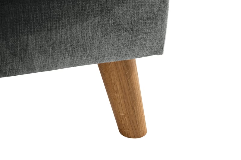 Trend Lyx 4-seters Høyrevendt U-formet Sofa med Divan og Sjeselong i Stoff - Grå - Møbler - Sofaer - U-sofa