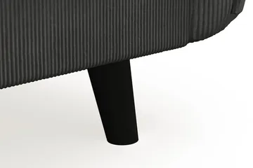 Trend Lyx 4-seters Venstrevendt U-formet Sofa med Divan og Sjeselong i Manchester - Mørkegrå - Møbler - Sofaer - U-sofa