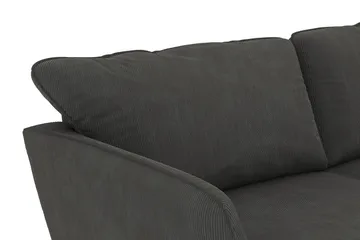 Trend Lyx 4-seters Venstrevendt U-formet Sofa med Divan og Sjeselong i Manchester - Mørkegrå - Møbler - Sofaer - U-sofa