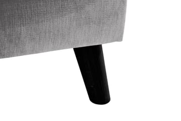 Trend Lyx 4-seters Venstrevendt U-formet Sofa med Divan og Sjeselong i Stoff - Lys grå - Møbler - Sofaer - U-sofa