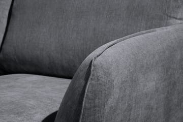 Trend Lyx 4-seters Venstrevendt U-formet Sofa med Divan og Sjeselong i Stoff - Mørk grå - Møbler - Sofaer - U-sofa