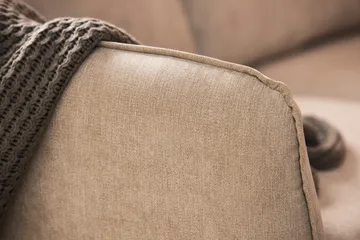 Trend Lyx 6-seter Vendbar L-formet Hjørnesofa i Stoff - Beige - Møbler - Sofaer - Hjørnesofaer
