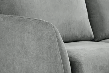 Trend Lyx 6-seters Vendbar L-formet Hjørnesofa i Stoff - Grå - Møbler - Sofaer - Hjørnesofaer