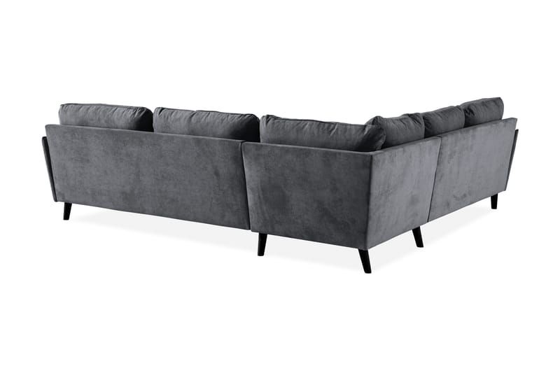 Trend Lyx Hjørnesofa Vendbar - Mørkegrå - Møbler - Sofaer - Hjørnesofaer