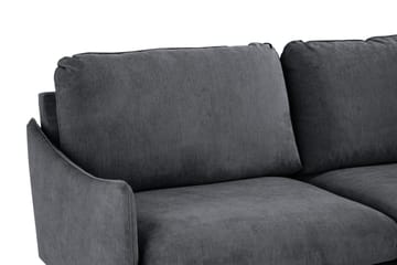 Trend Lyx Hjørnesofa Vendbar - Mørkegrå/Eik - Møbler - Sofaer - Hjørnesofaer
