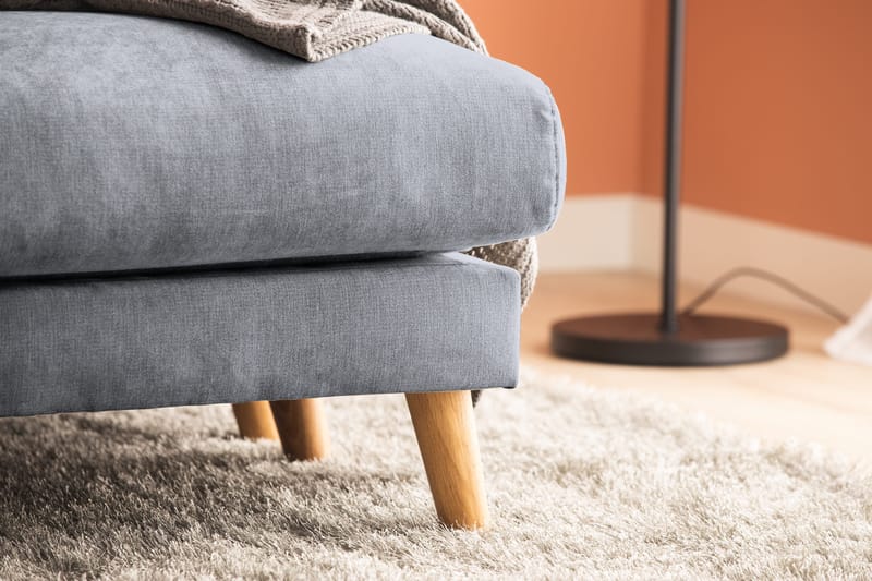 Trend Lyx U-Sofa med Divan Høyre - Mørkegrå - Møbler - Sofaer - U-sofa