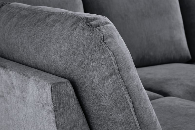 Trend Lyx U-Sofa med Divan Høyre - Mørkegrå - Møbler - Sofaer - U-sofa