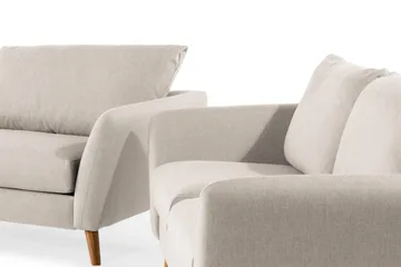 Trend Sofagruppe 3-seters + 2-seters Stoffsofa - Beige - Møbler - Sofaer - Sofagrupper