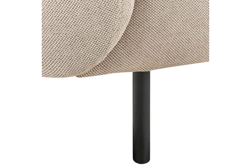 Tuka 2-seters Sofa i Stoff med Metallben - Beige|Grå|Svart - Møbler - Sofaer - 2 seter sofa