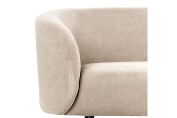 Tuka 2-seters Sofa i Stoff med Metallben - Beige|Grå|Svart - Møbler - Sofaer - 2 seter sofa