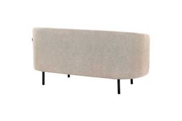Tuka 2-seters Sofa i Stoff med Metallben - Beige|Grå|Svart - Møbler - Sofaer - 2 seter sofa