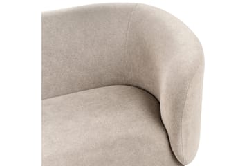 Tuka 3-seters Sofa med Avrundede Armlener i Bouclé - Beige|Grå|Svart - Møbler - Sofaer - 3 seter sofa