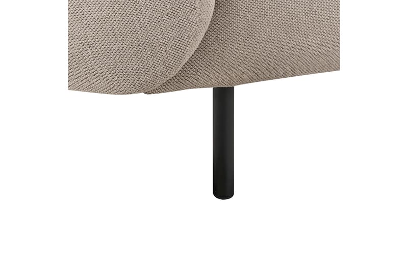 Tuka 3-seters Sofa med Avrundede Armlener i Bouclé - Beige|Grå|Svart - Møbler - Sofaer - 3 seter sofa