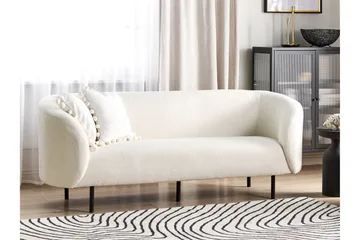 Tuka Sofa 3-seter - Svart/Hvit - Møbler - Sofaer - 3 seter sofa