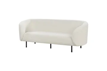 Tuka Sofa 3-seter - Svart/Hvit - Møbler - Sofaer - 3 seter sofa