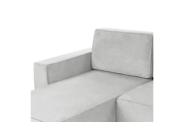 U-formad soffa Beliani Vatne Beige/svart NO_BRAND Grey||Black - Møbler - Sofaer - Sofagrupper