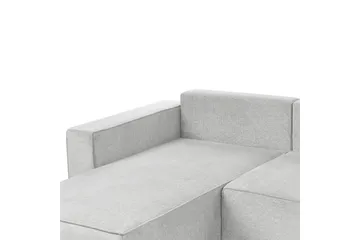 U-formad soffa Beliani Vatne Beige/svart NO_BRAND Grey||Black - Møbler - Sofaer - Sofagrupper