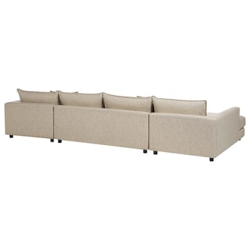 U-formet sofa Lilviken - Beige, svart - Møbler - Sofaer - Hjørnesofaer